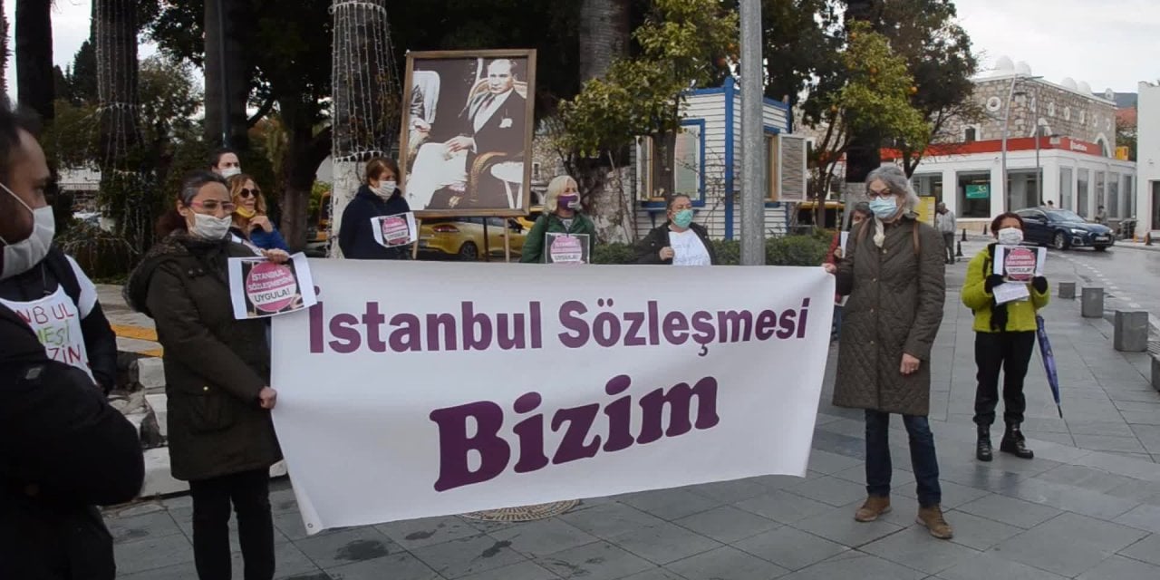 Bodrumlu kadınlar, İstanbul sözleşmesi nöbetinde