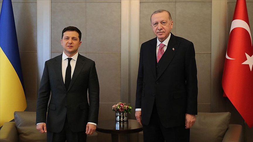 Erdoğan, Ukrayna lideri Zelenskiy ile bir araya geldi