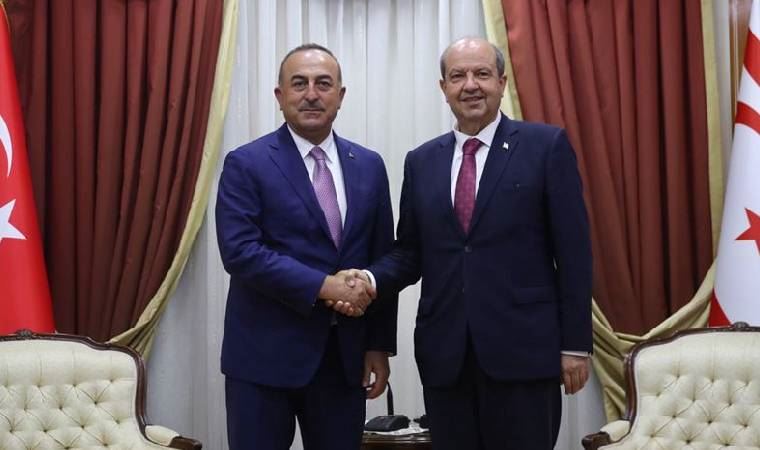Dışişleri Bakanı Çavuşoğlu ile KKTC Cumhurbaşkanı Tatar'dan ortak açıklama