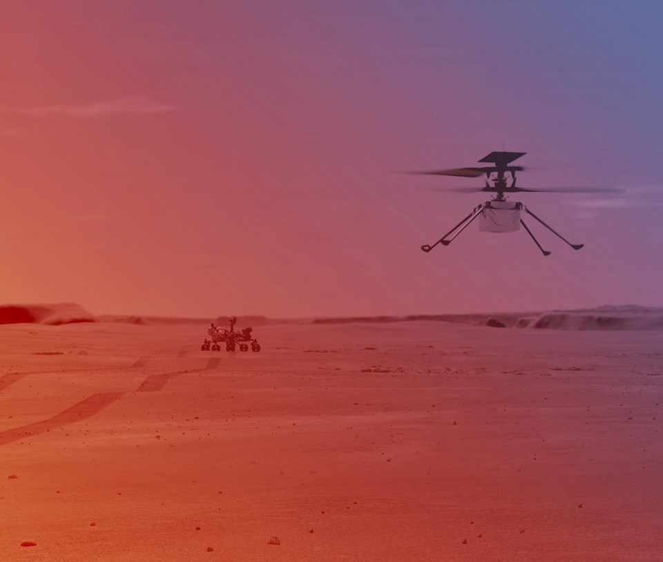 Tarihte ilk olacak: NASA Mars'ta helikopter uçurmaya hazırlanıyor