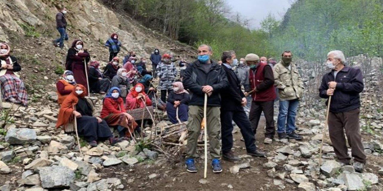 Cengiz İnşaat’a karşı yöre halkı direnişte
