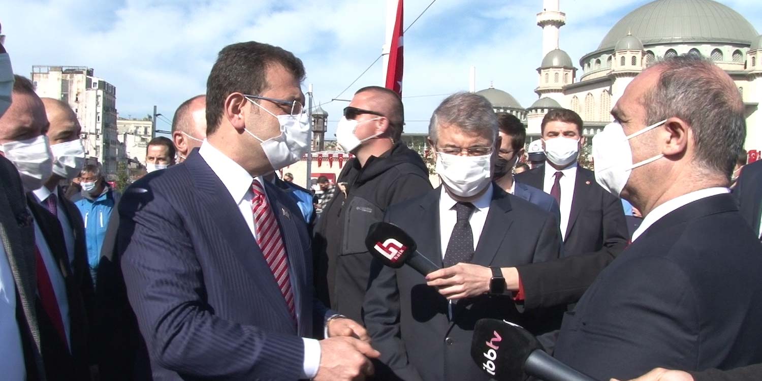 İmamoğlu’ndan Taksim’de 23 Nisan  tören tepkisi: Zavallı