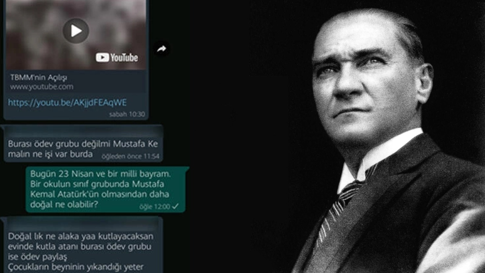 Atatürk'e hakaret eden veli gözaltına alındı