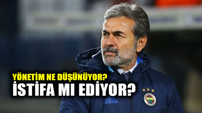 Fenerbahçe'de Aykut Kocaman istifa mı ediyor? Yönetim ne düşünüyor?