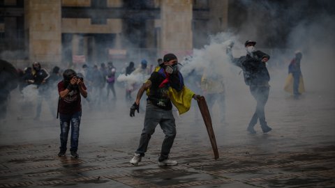 Kolombiya'daki vergi karşıtı protestolarda ölü sayısı 26'ya çıktı