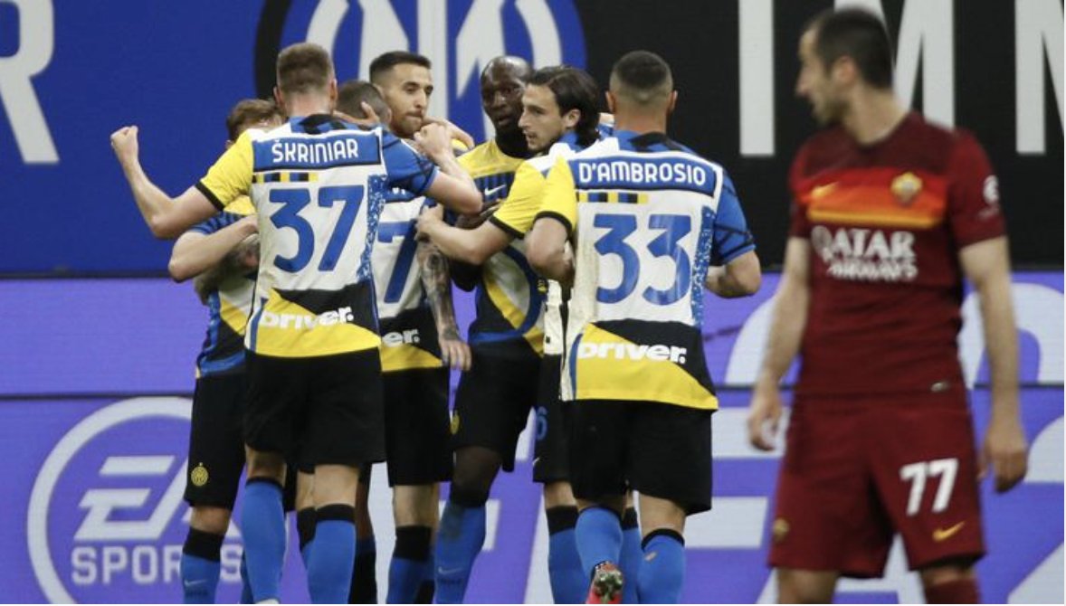 Şampiyon Inter, Roma'yı 3 golle devirdi