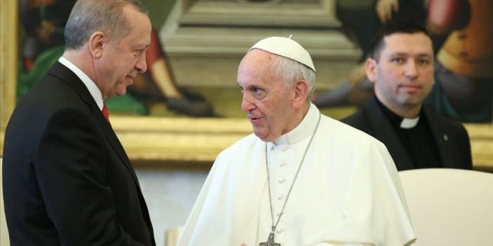 Erdoğan, Papa Francis ile telefonda görüştü