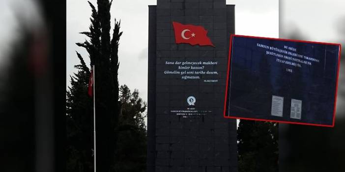 Yenilenen Şehitlik Anıtı'ndan Atatürk’ün adı çıkarıldı