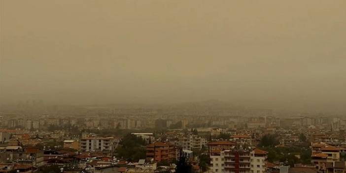 Meteoroloji'den 6 şehir için toz taşınımı uyarısı: Mardin'i kapladı