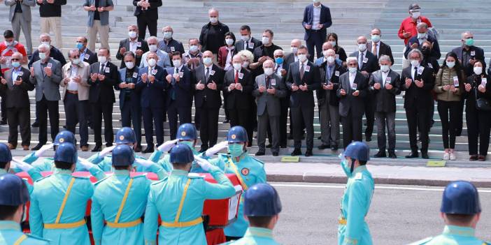 Eski vekil Şevki Göğüsger TBMM'den son yolculuğuna uğurlandı