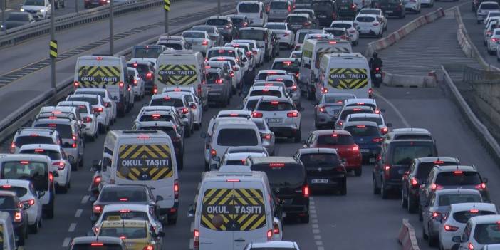 İstanbul’da trafik yoğunluğu