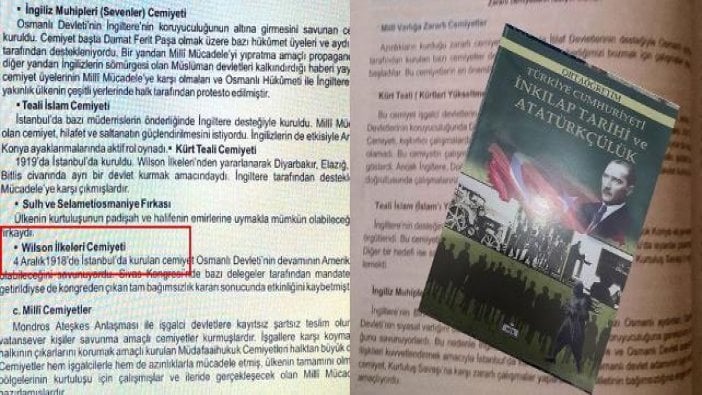 İnkılap Tarihi kitabında skandal!