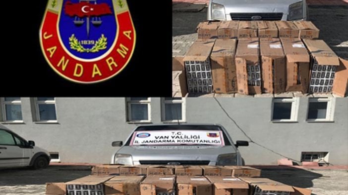 Saray'da 6 bin paket kaçak sigara ele geçirildi