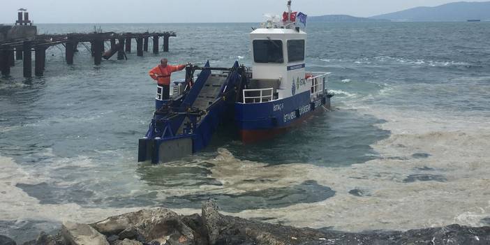 Kartal sahilinde müsilaj mücadelesi: Su yoksa hayat da yok