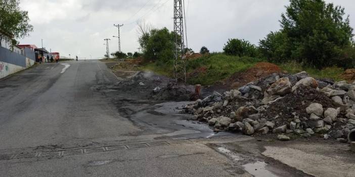 Başakşehir'de vatandaşları korkutan görüntü!