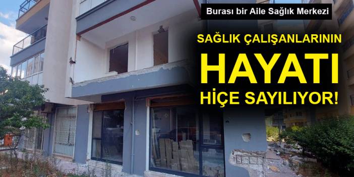 Deprem korkusuyla sağlık hizmeti vermeye çalışıyorlar