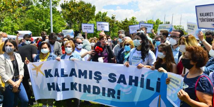 Kadıköy'de Kalamış Yat Limanı özelleştirmesine karşı eylem