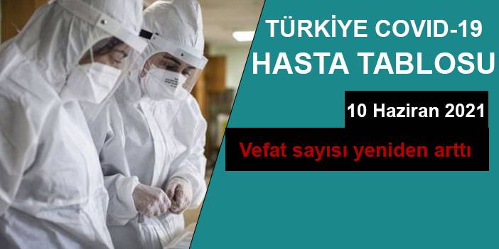 Sağlık Bakanlığı, 10 Haziran 2021 güncel koronavirüs tablosunu paylaştı