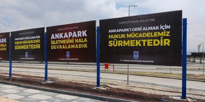 Ankara Büyükşehir Belediyesi'nden 'Ankapark' mücadelesi