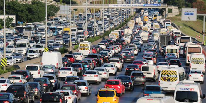 İstanbul'da sağanak trafiği