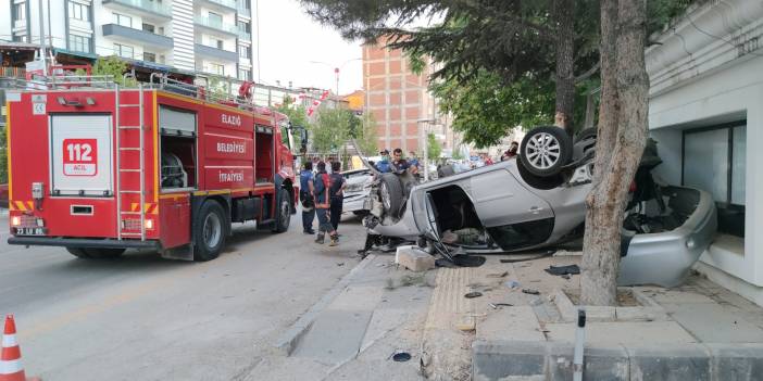 Elazığ’da trafik kazası: 3 yaralı