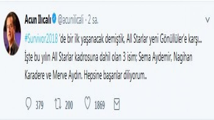 Survivor 2018 kadrosu! Sema Aydemir, Nagihan Karadere ve Merve Aydın