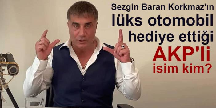 Peker bu kez AKP yönetiminden isim verdi