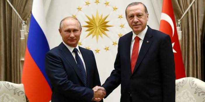 Cumhurbaşkanı Erdoğan Putin'le görüştü