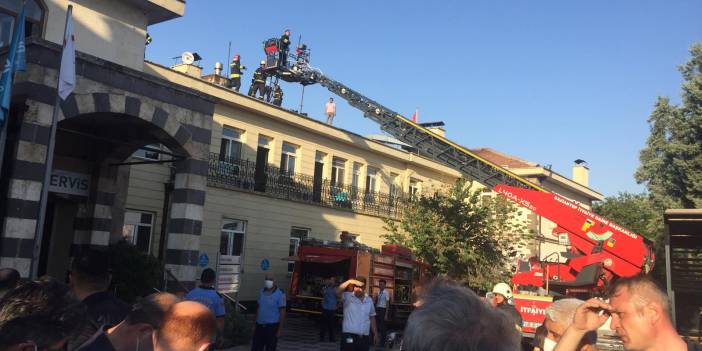 Gaziantep'te hastanede yangın