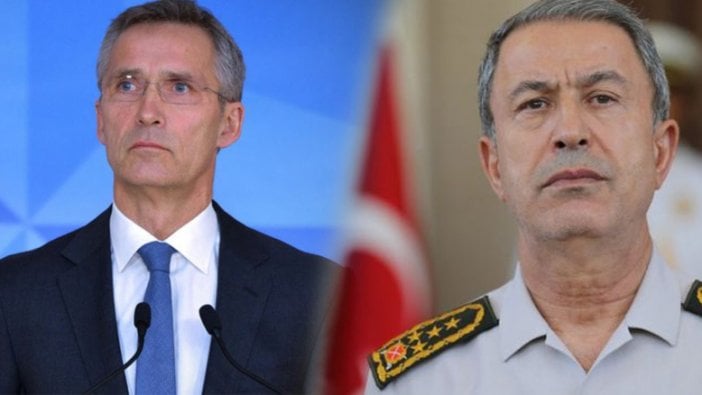 Genelkurmay Başkanı Hulusi Akar NATO Genel Sekreteri Jens Stoltenberg ile görüştü