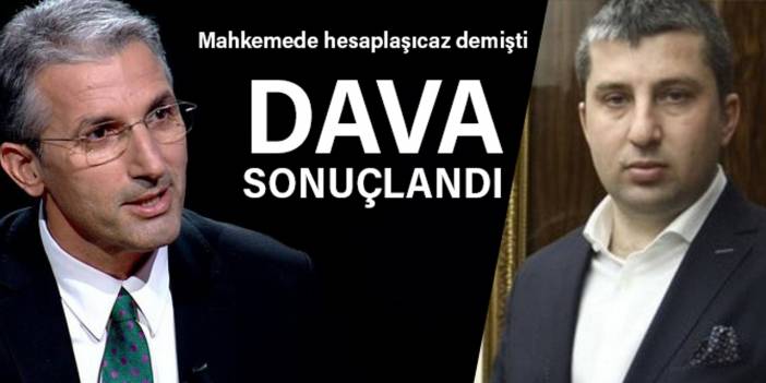 Yurter Özcan Nedim Şener davası sonuçlandı