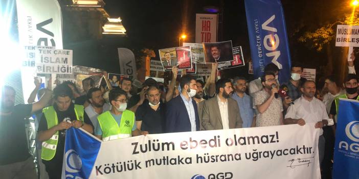 Mısır Başkonsolosluğu önünde idam protestosu