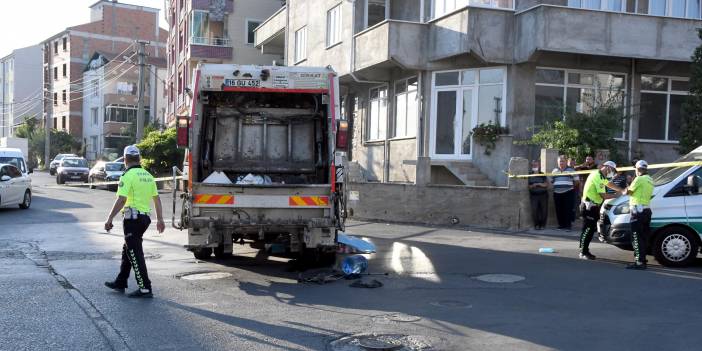 Su almaya gitti, çöp kamyonunun altında kalarak öldü