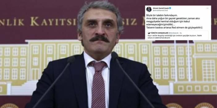 'Yeliz' lakaplı AKP'li Çamlı 'Boğaziçi' şakasını ciddiye aldı