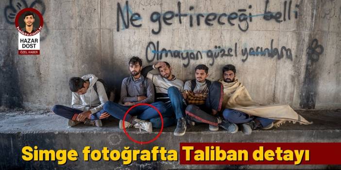 Simge fotoğrafta Taliban detayı!