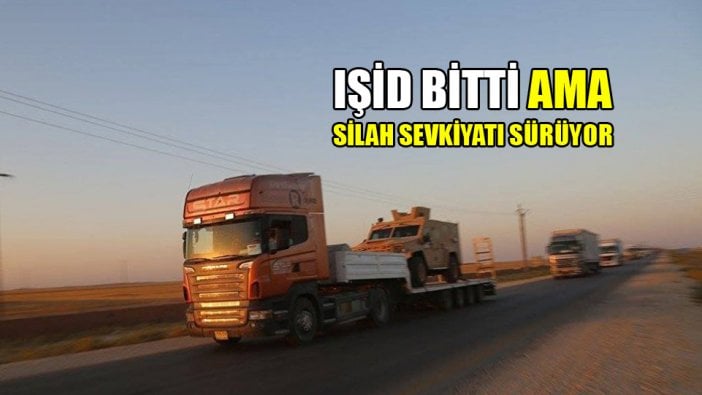 IŞİD bitti ama ABD'nin YPG'ye silah yardımı sürüyor