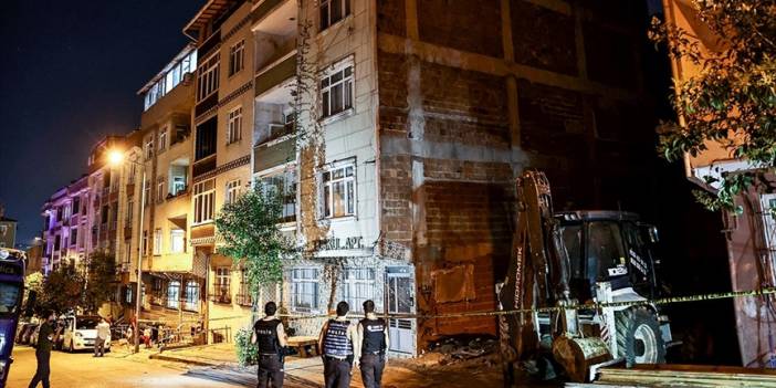 İstanbul'da iki bina çökme tehlikesi nedeniyle boşaltıldı