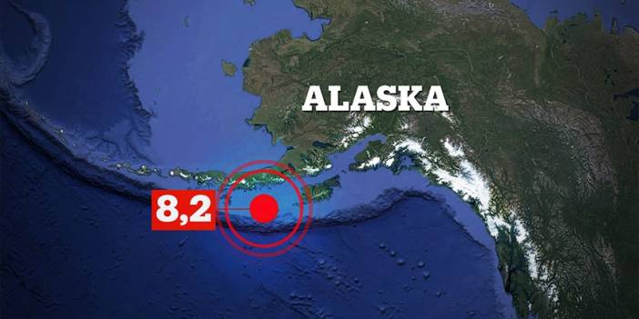 Alaska'da 8.2'lik deprem