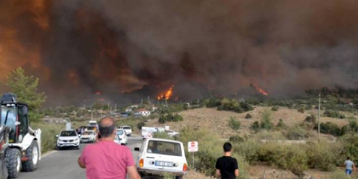 Aydın Çine'de orman yangını: İki mahalle tahliye edildi