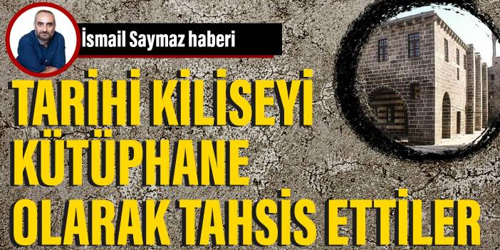 Tarihi kiliseyi kütüphane olarak tahsis ettiler