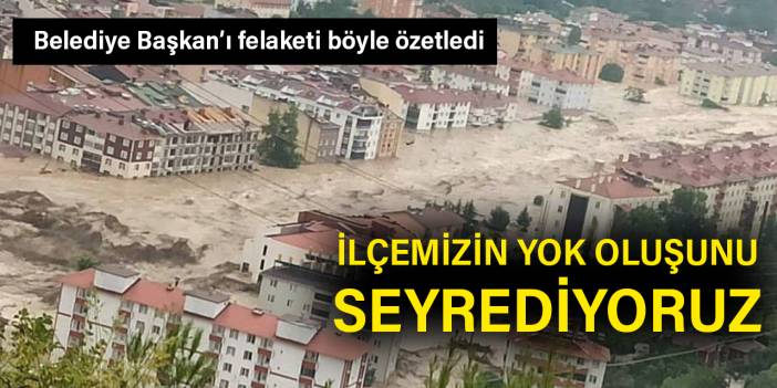 Bozkurt Belediye Başkanı: "İlçemizin yok oluşunu seyrediyoruz"