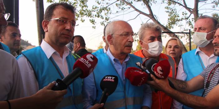 CHP Genel Başkanı Kılıçdaroğlu sel bölgesine gitti: 'Önlem başta alınacak ki insanlar hayatlarını kaybetmesinler'