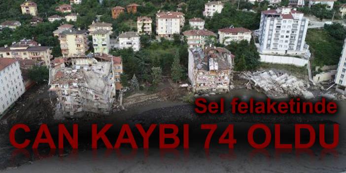 Sel felaketinde can kaybı 74 oldu