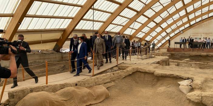 Bakan Ersoy: 'Çatalhöyük günümüze ulaşmış bir yankıdır'