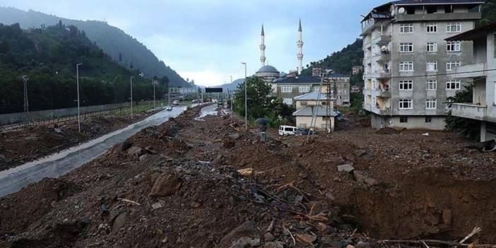 Rize'deki sel bölgeleri için acele kamulaştırma kararı