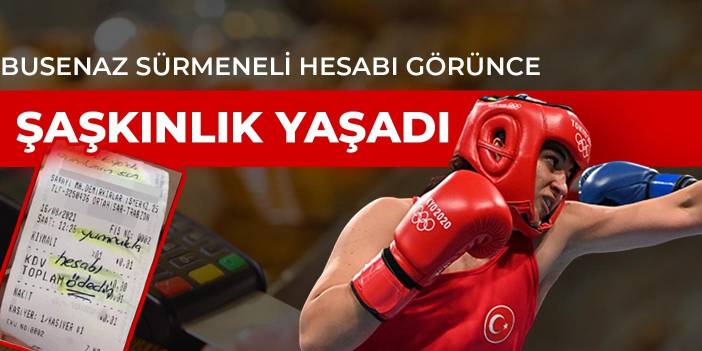 Busenaz Sürmeneli hesabı görünce şaşkınlık yaşadı