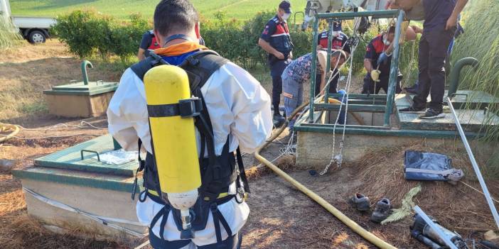 Tesisatçı arızayı gidermek için girdiği su kuyusunda ölü bulundu