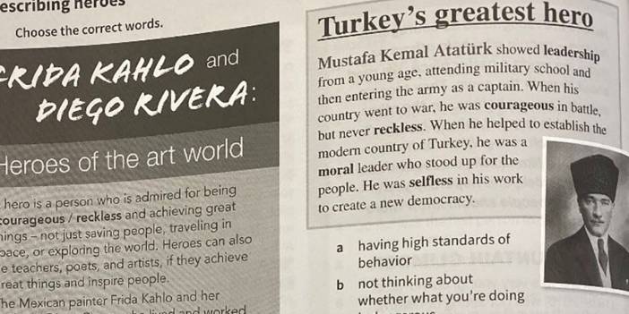 'Mustafa Kemal Atatürk'ün olduğu sayfaları yırtın'