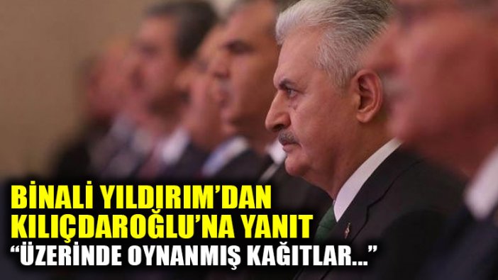 Binali Yıldırım'dan Kılıçdaroğlu'na belge yanıtı