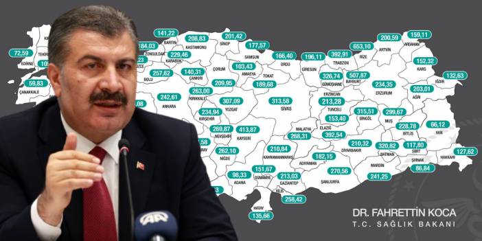 Bakan Koca, en çok vaka artışı olan 10 ili açıkladı